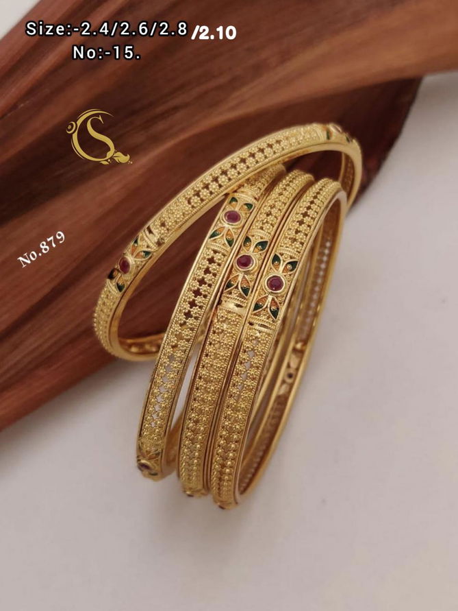 Designer Micro Gold Plating 4 Pice Bangles Suppliers in Mumbai
